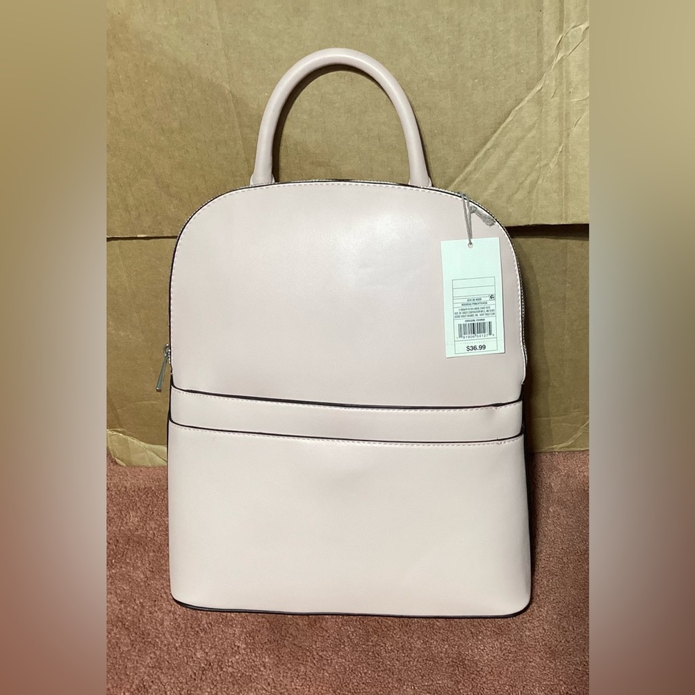 A New Day Zip Closure Backpack - Pink